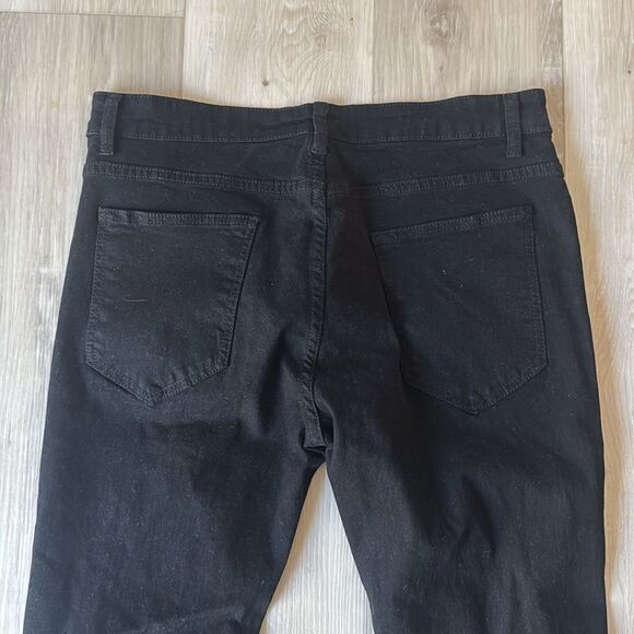 Shein Black Distressed Skinny Jeans Size 34 - Picture 4 of 5